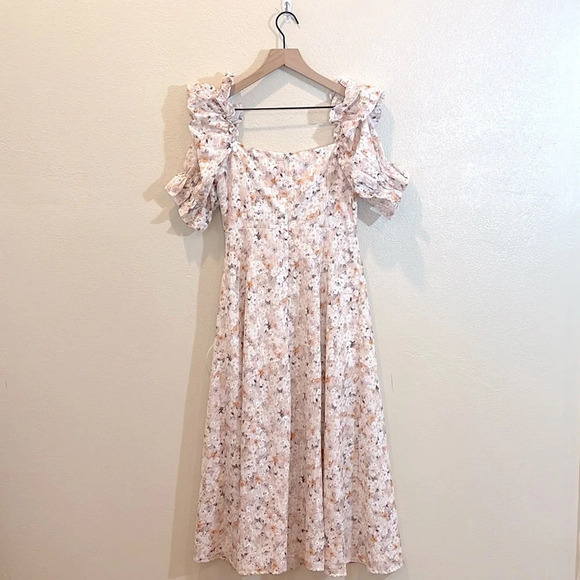 Sincethen Floral Muse Midi Dress size medium - Picture 5 of 9